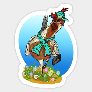 Lola the Lovely Chicken Sticker